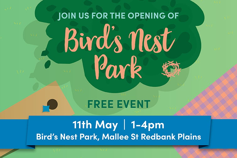 Bird's Nest Park grand opening May 2024.