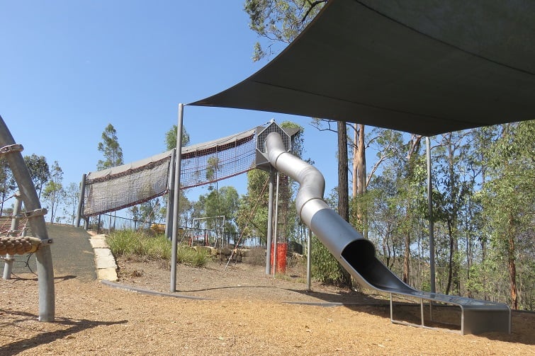brentwood forest playground and slide