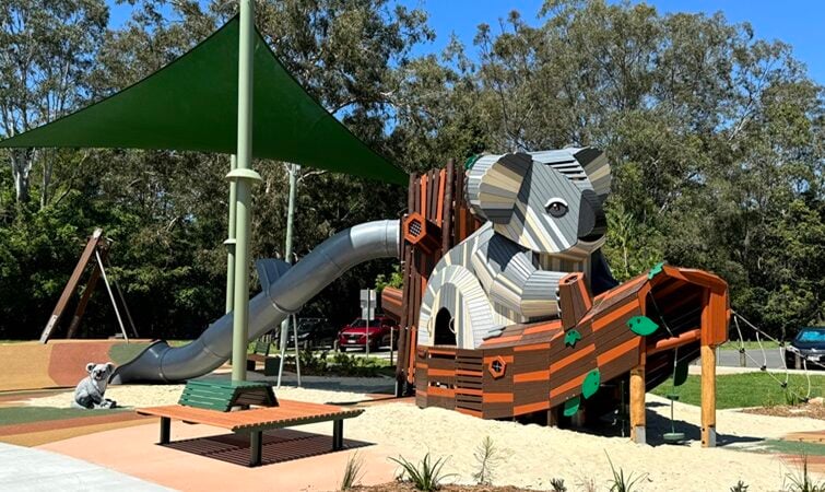 picture of koala playground in alexander clark park