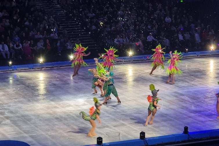 Little Mermaid skaters at Disney on Ice.