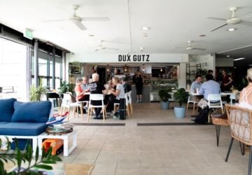 Dux Gutz Cafe Milton interior.