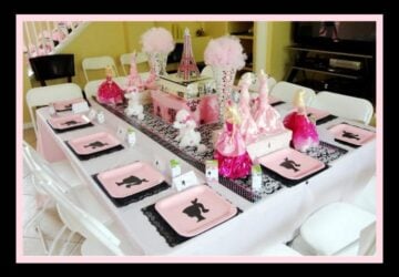 Decor for a Barbie party