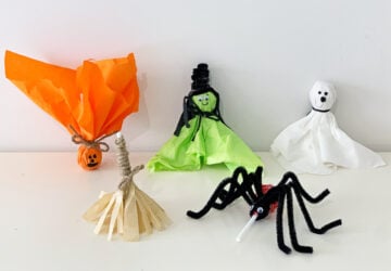 halloween, craft, kids, lollipops, witch, ghost, broomstick, pumpkin, spider