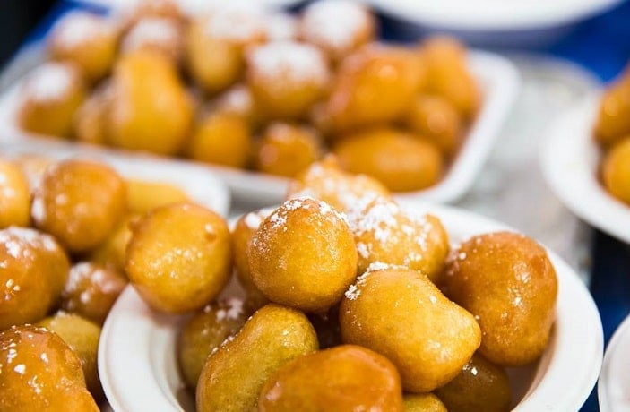 Honey Puffs at the Greek Festival Brisbane