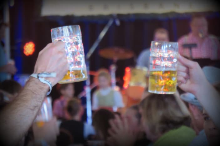 Beer at Oktoberfest Brisbane