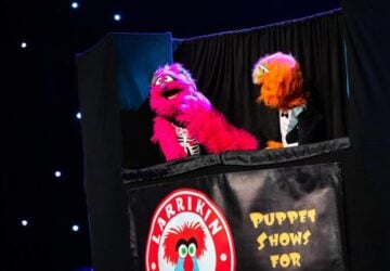 Larrikin Puppets Main Stage Entertainment.