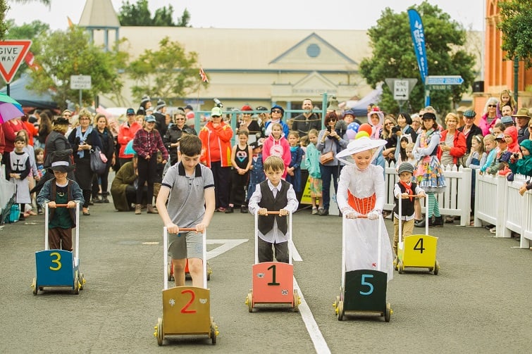 Mary poppins festival nanny races.