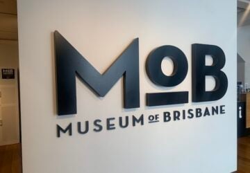 Museum of Brisbane sign.