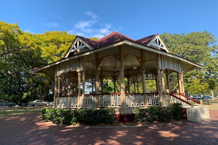 Rotunda at New Farm Park.