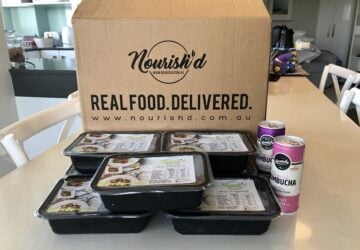 Photo of Nourish'd Delivery Box and Meals