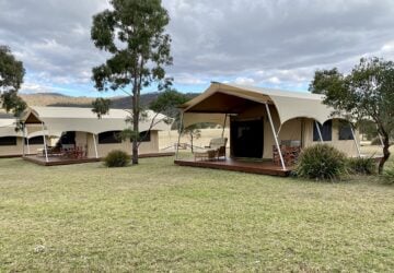 Safari style tents at Spicers Canopy