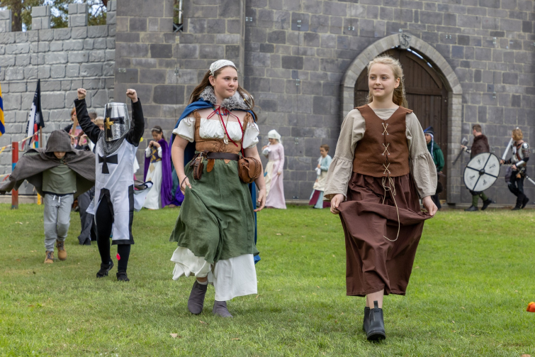 Abbey Medieval Festival costumes.