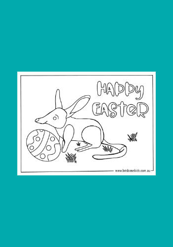 bilby colouring in sheets